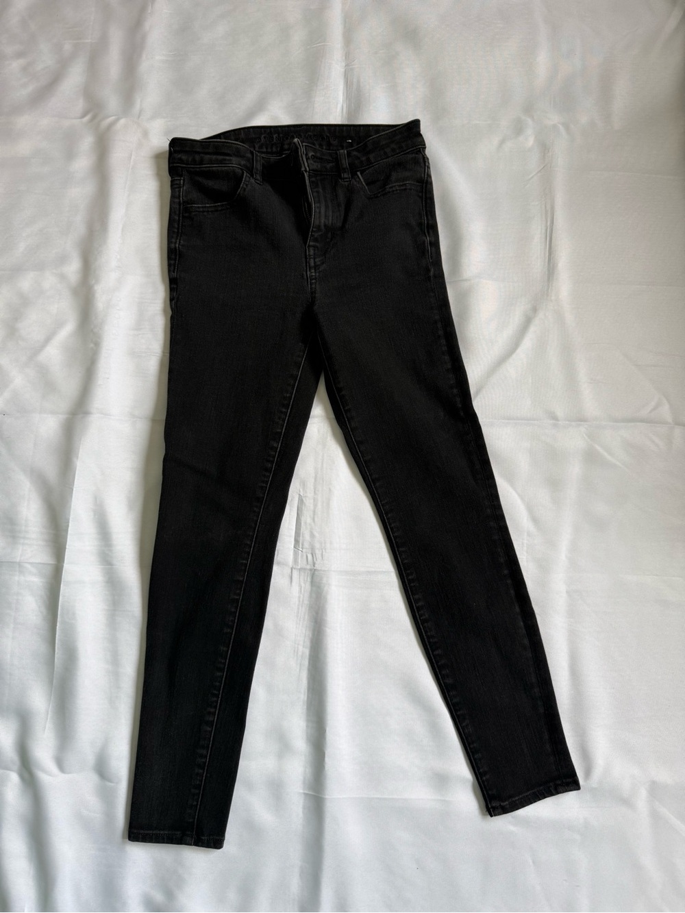 American Eagle Outfitters Black Skinny High-Rise Jeans